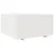 Produktbild 2 för Odlingslåda vit 90x90x49,5 cm massiv furu