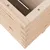 Produktbild 8 för Odlingslåda 100x100x49,5 cm massivt furuträ