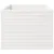 Produktbild 6 för Odlingslåda vit 90x60x49,5 cm massiv furu