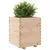Produktbild 4 för Odlingslåda 60x60x72,5 cm massivt furuträ