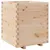 Produktbild 7 för Odlingslåda 60x60x72,5 cm massivt furuträ