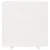 Produktbild 5 för Odlingslåda vit 70x70x72,5 cm massiv furu
