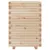 Produktbild 5 för Odlingslåda 50x50x72 cm massivt furuträ