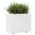 Produktbild 4 för Odlingslåda 90x40x72 cm vit massiv furu
