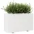 Produktbild 4 för Odlingslåda 110x40x72 cm vit massiv furu