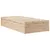 Produktbild 5 för Sängram med madrass 90x190 cm massiv furu