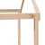 Produktbild 10 för Hög säng med tak 90x200 cm massiv furu