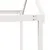 Produktbild 10 för Hög säng med tak vit 80x200 cm massiv furu