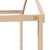 Produktbild 10 för Hög säng med tak 90x190 cm massiv furu