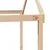 Produktbild 10 för Hög säng med tak 75x190 cm massiv furu
