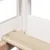 Produktbild 9 för Dagbädd med tak vit 90x200 cm massiv furu
