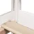 Produktbild 11 för Dagbänk med bänk och tak vit 90x200 cm massiv furu