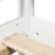 Produktbild 10 för Dagbädd med tak vit 80x200 cm massiv furu