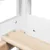 Produktbild 9 för Dagbädd med tak vit 90x190 cm massiv furu