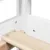 Produktbild 11 för Dagbänk med bänk och tak vit 90x200 cm massiv furu