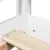 Produktbild 10 för Dagbädd med tak vit 90x190 cm massiv furu