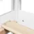 Produktbild 10 för Dagbädd med tak vit 90x200 cm massiv furu