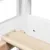 Produktbild 10 för Dagbädd med tak vit 80x200 cm massiv furu
