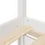 Produktbild 8 för Sängram utan madrass vit 180x200 cm massiv furu