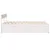 Produktbild 5 för Sängram utan madrass vit 160x200 cm massiv furu