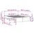 Produktbild 10 för Sängram utan madrass vit 140x200 cm massiv furu