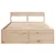 Produktbild 4 för Sängram utan madrass 140x190 cm massiv furu