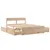 Produktbild 7 för Sängram utan madrass 140x190 cm massiv furu