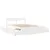Produktbild 7 för Sängram utan madrass vit 135x190 cm massiv furu