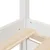Produktbild 8 för Sängram utan madrass vit 120x190 cm massiv furu