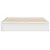 Produktbild 4 för Sängram utan madrass vit 180x200 cm massiv furu