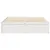 Produktbild 4 för Sängram utan madrass vit 160x200 cm massiv furu