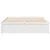 Produktbild 4 för Sängram utan madrass vit 140x200 cm massiv furu