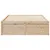 Produktbild 4 för Sängram utan madrass 135x190 cm massiv furu