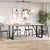 Produktbild 4 för Bordsskivor 4 st 100x50x2,5 cm rektangulär massiv furu