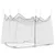 Produktbild 2 för Myggnät för inomhus utomhus 156 mesh svart 300x300x250 cm