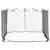 Produktbild 6 för Myggnät för inomhus utomhus 156 mesh svart 300x300x200 cm
