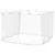 Produktbild 2 för Myggnät för inomhus utomhus 156 mesh vit 300x300x200 cm