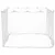 Produktbild 5 för Myggnät för inomhus utomhus 156 mesh vit 300x300x200 cm