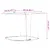 Produktbild 8 för Hängande myggnät 156 mesh vit 220x120x150 cm