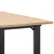 Produktbild 7 för Soffbord O-ram 90x90x45 cm massiv furu och gjutjärn