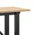 Produktbild 7 för Soffbord O-ram 160x40x45 cm massiv furu och gjutjärn