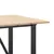 Produktbild 7 för Matbord O-ram 140x80x75 cm massiv furu och gjutjärn