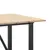 Produktbild 7 för Matbord O-ram 160x80x75 cm massiv furu och gjutjärn