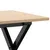 Produktbild 7 för Soffbord X-ram 80x50x40 cm massiv furu och gjutjärn