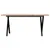 Produktbild 4 för Soffbord X-ram 90x40x45 cm massiv furu och gjutjärn