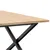 Produktbild 7 för Soffbord X-ram 90x90x45 cm massiv furu och stål