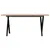 Produktbild 4 för Soffbord X-ram 100x50x45 cm massiv furu och gjutjärn