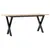 Produktbild 6 för Soffbord X-ram 110x40x45 cm massiv furu och gjutjärn