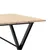 Produktbild 7 för Matbord X-ram 140x80x75 cm massiv furu och stål