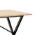 Produktbild 7 för Matbord X-ram 160x80x75 cm massiv furu och gjutjärn